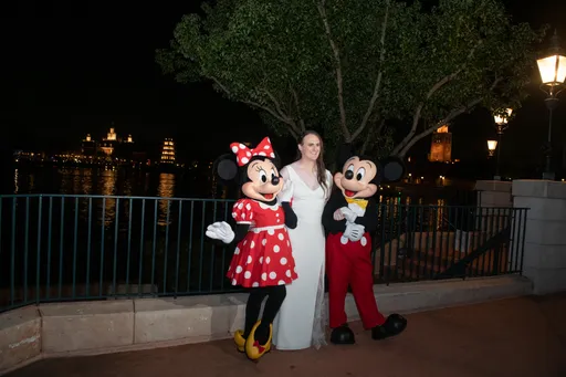 Alexis, Mickey, and Minnie